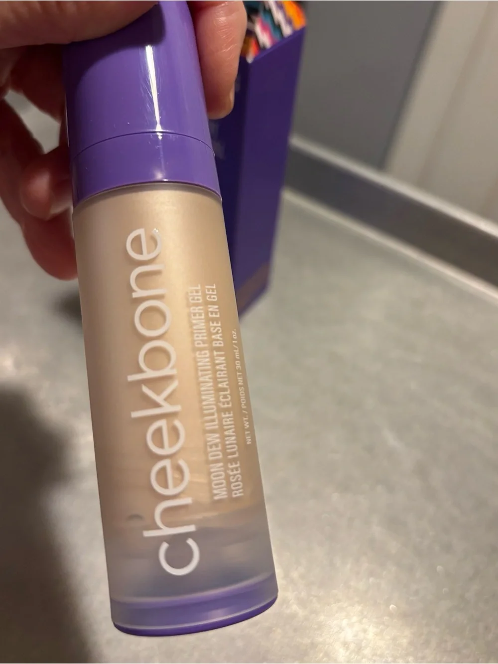 Cheekbone  Moon Dew Illuminating Primer Gel - Purple Top